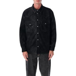 ISABEL MARANT Western Style Shirt Men BLACK Shirts